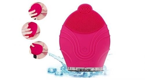 Kingdomcares Ultrasonic Waterproof Silicone Facial Cleansing Brush KD308