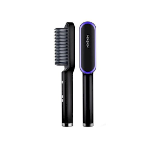  Hair Straightener Brush Electric Hair Straight Curler Comb Brush KD380