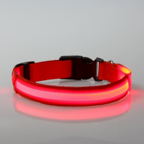 LED Dog Necklace Luminous Collar Rechargeable