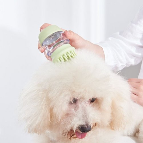 Pet Silicone Bath Massage Brush Multifunctional